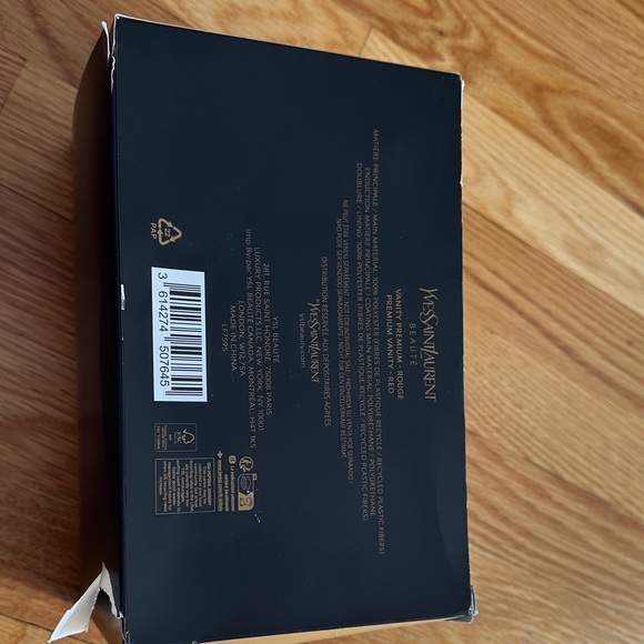 Yves Saint Laurent Red Quilted Vanity Case and Dior lipstick soft nude full size - Picture 4 of 14